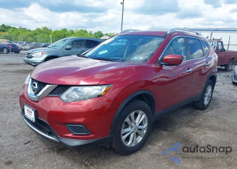 2016 Nissan Rogue Sv from USA, damaged, VIN KNMAT2MV1GP619415